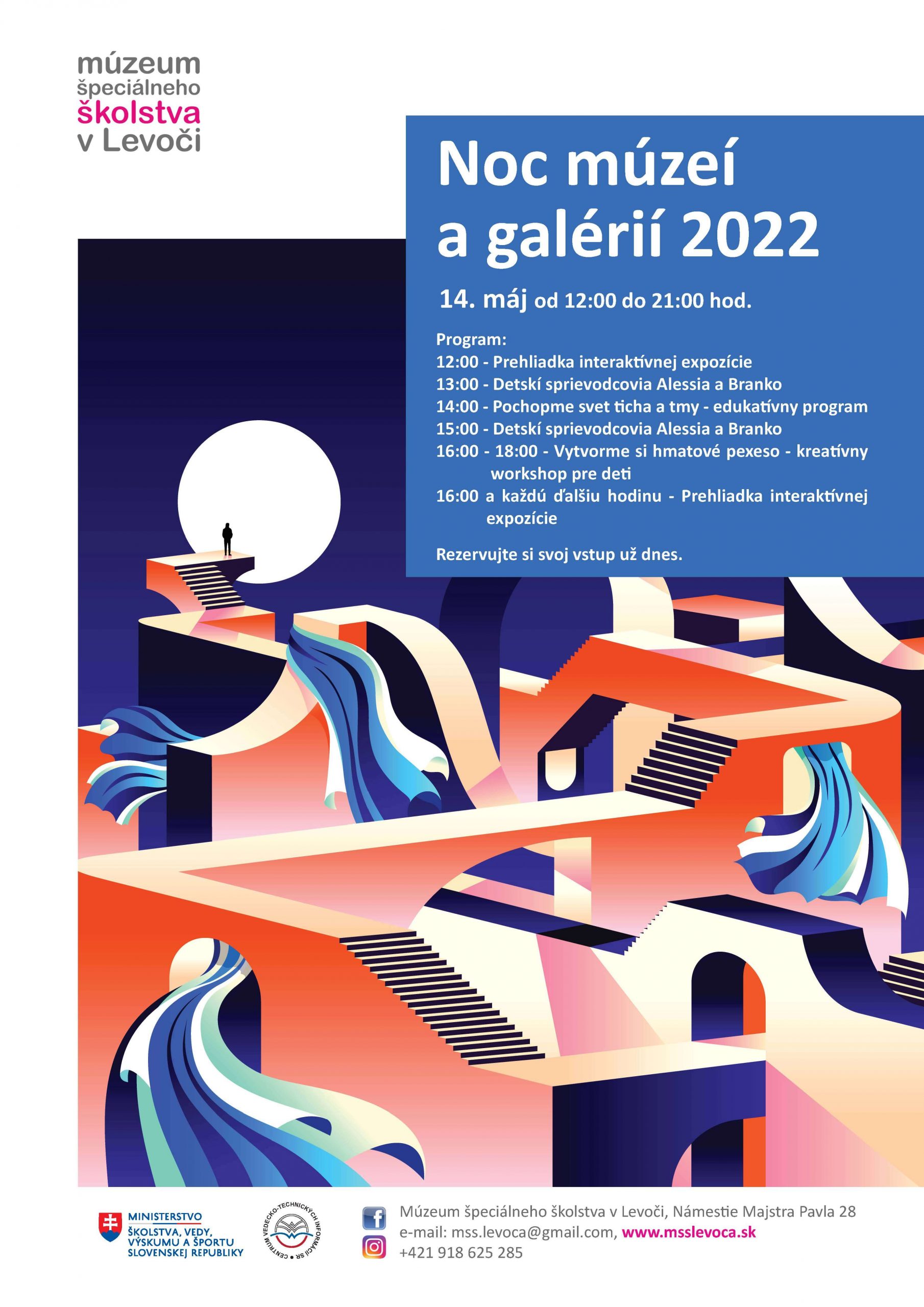 Noc múzeí a galérií 2022. Program podujatia.