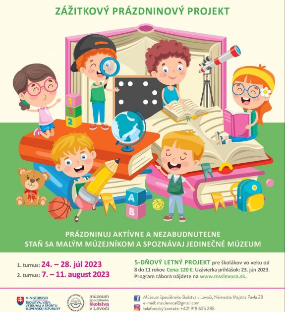 My sme malí múzejníci My sme malí múzejníci, zážitkový prázdninový projekt