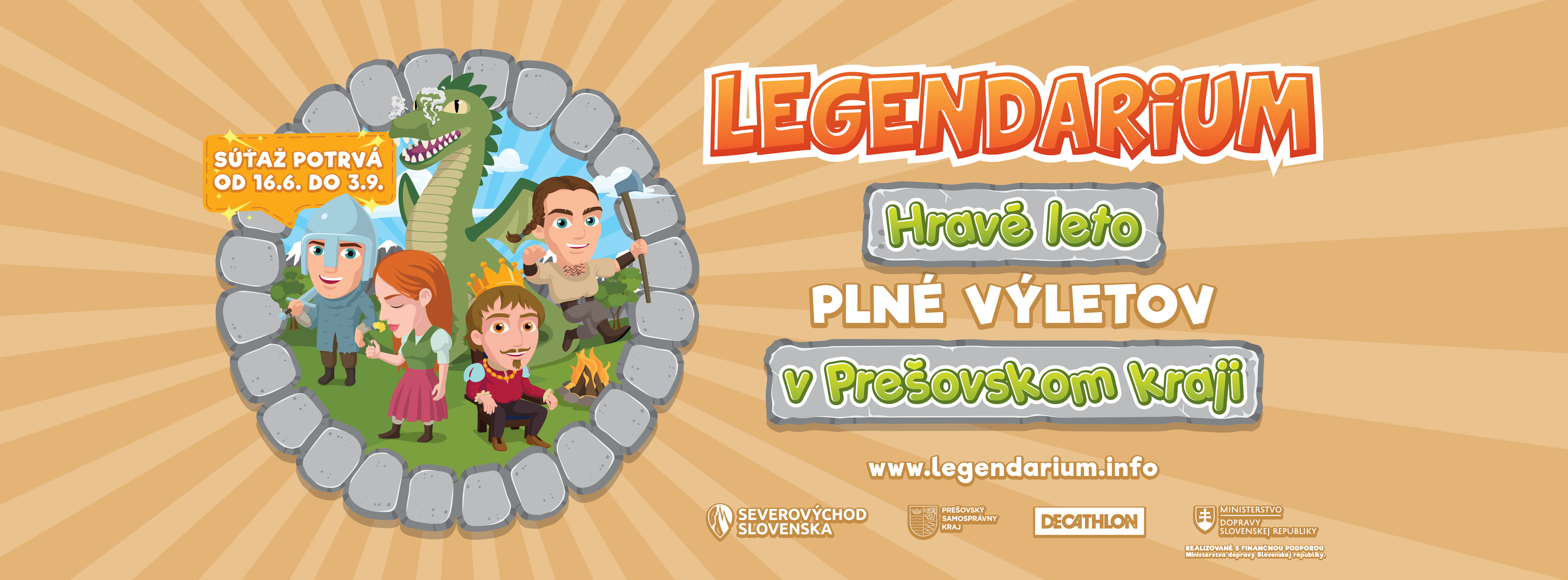 Legendarium, hravé leto plné výletov v prešovskom kraji