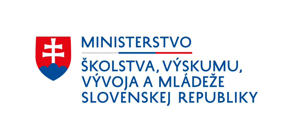 logo: Ministerstvo školstva, výskumu a mládeže Slovenskej republiky