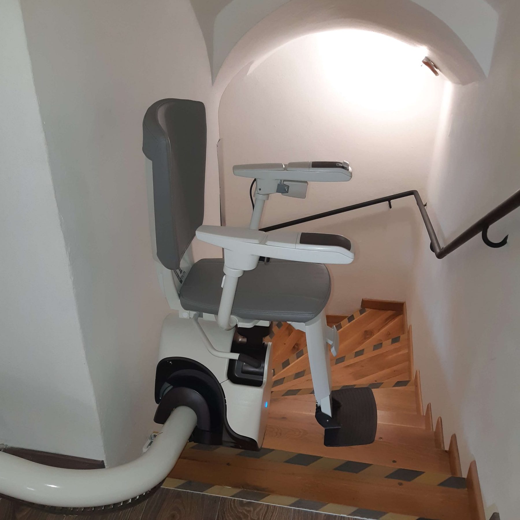 Schodisková stolička Schodisková stolička v Múzeu špeciálneho školstva v Levoči.