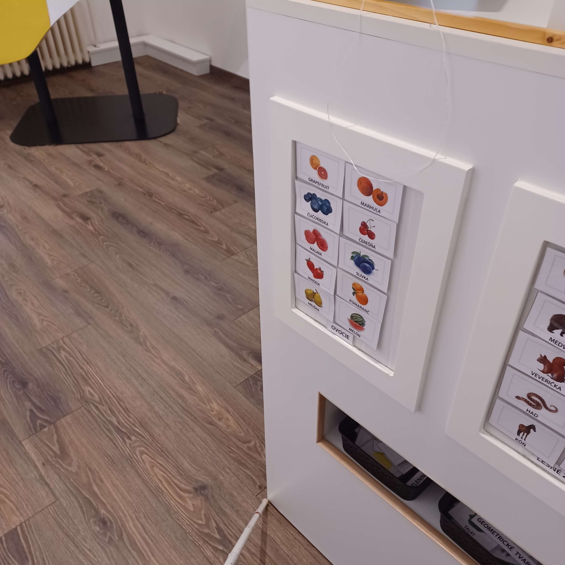 Chôdza s bielou slepeckou palicou.