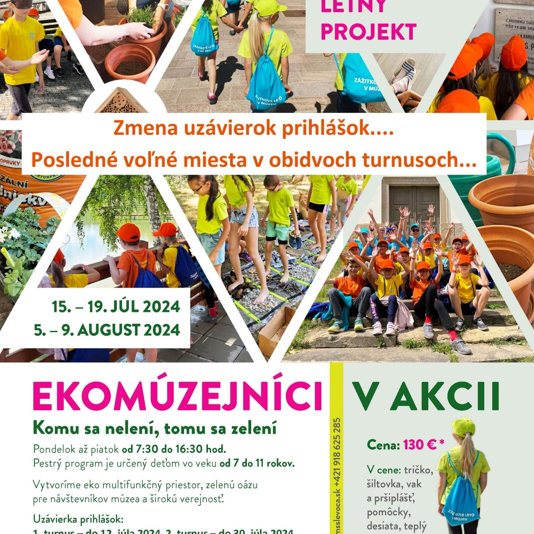 Plagát Ekomúzejníci v akcii.