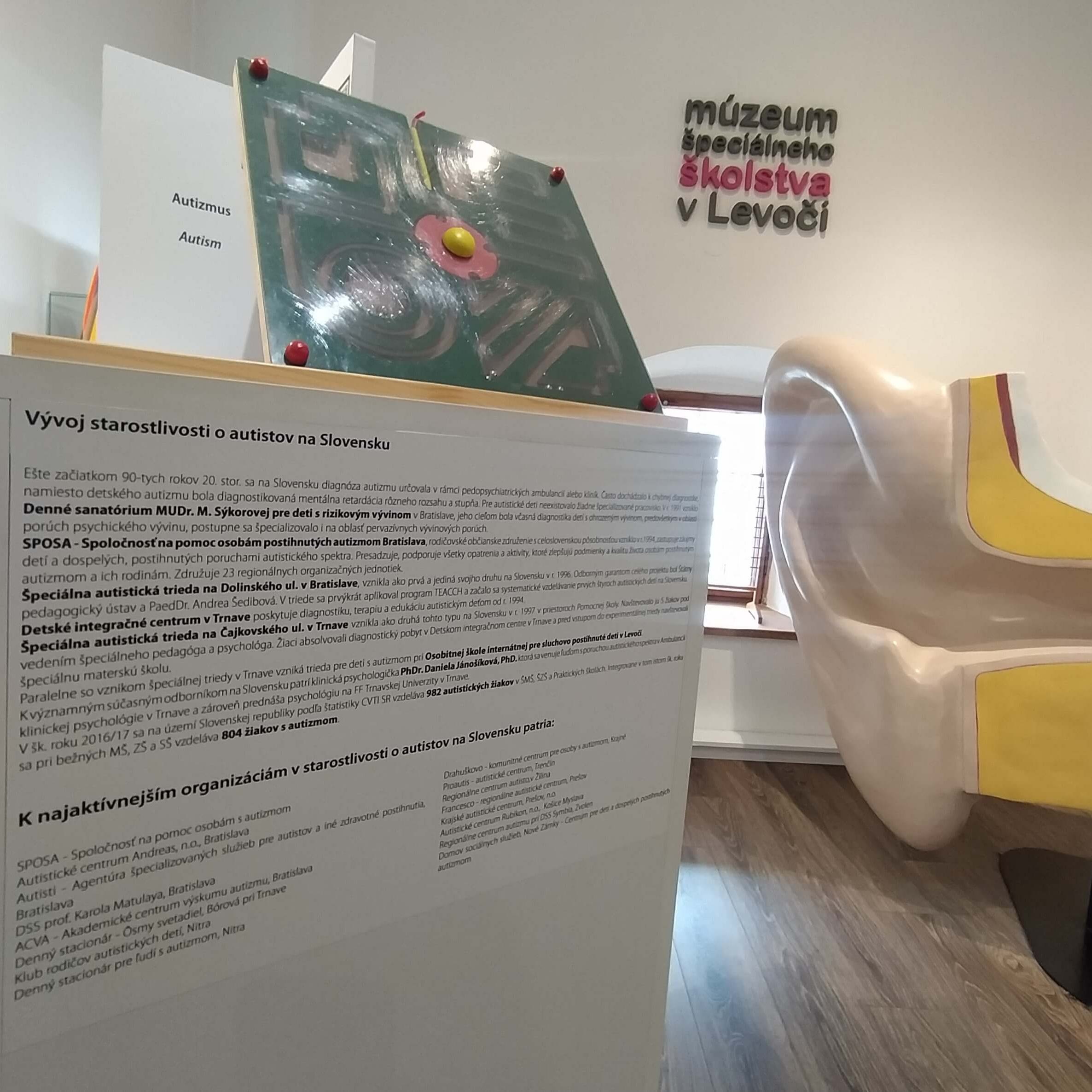 Ostrovček venovaný autizmu.