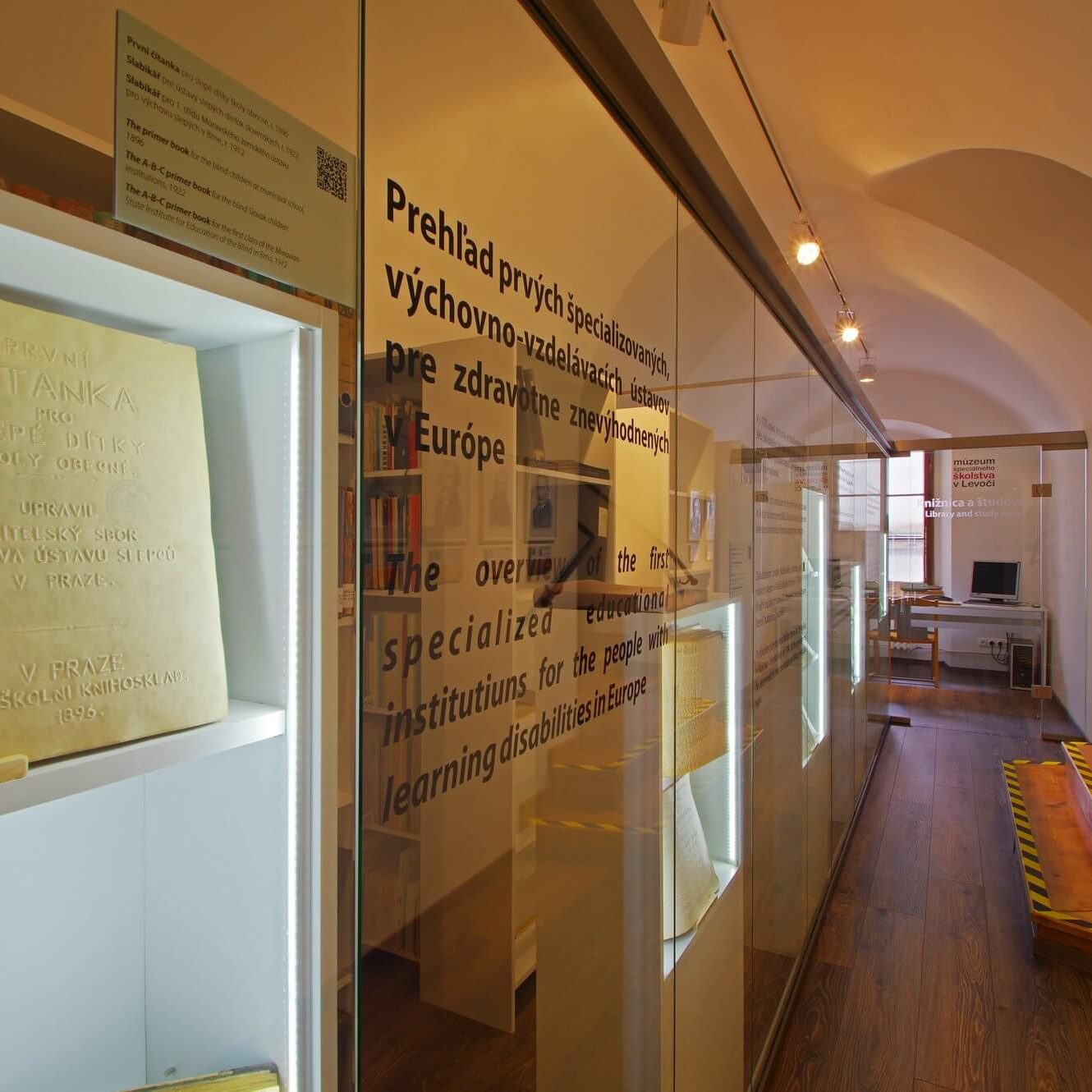 Knižnica v Múzeu špeciálneho školstva v Levoči