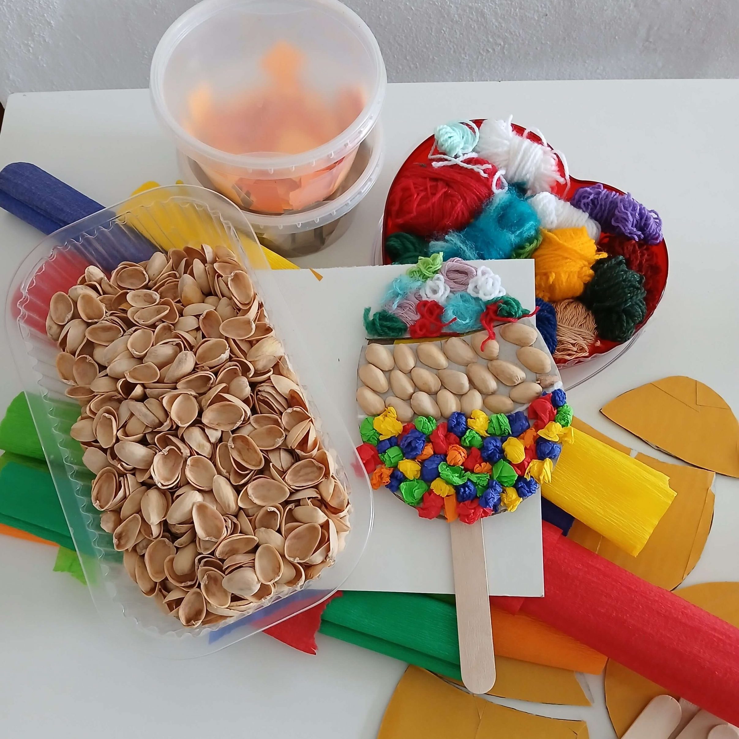 Veľkonočné vajíčka vyrobené na workshope