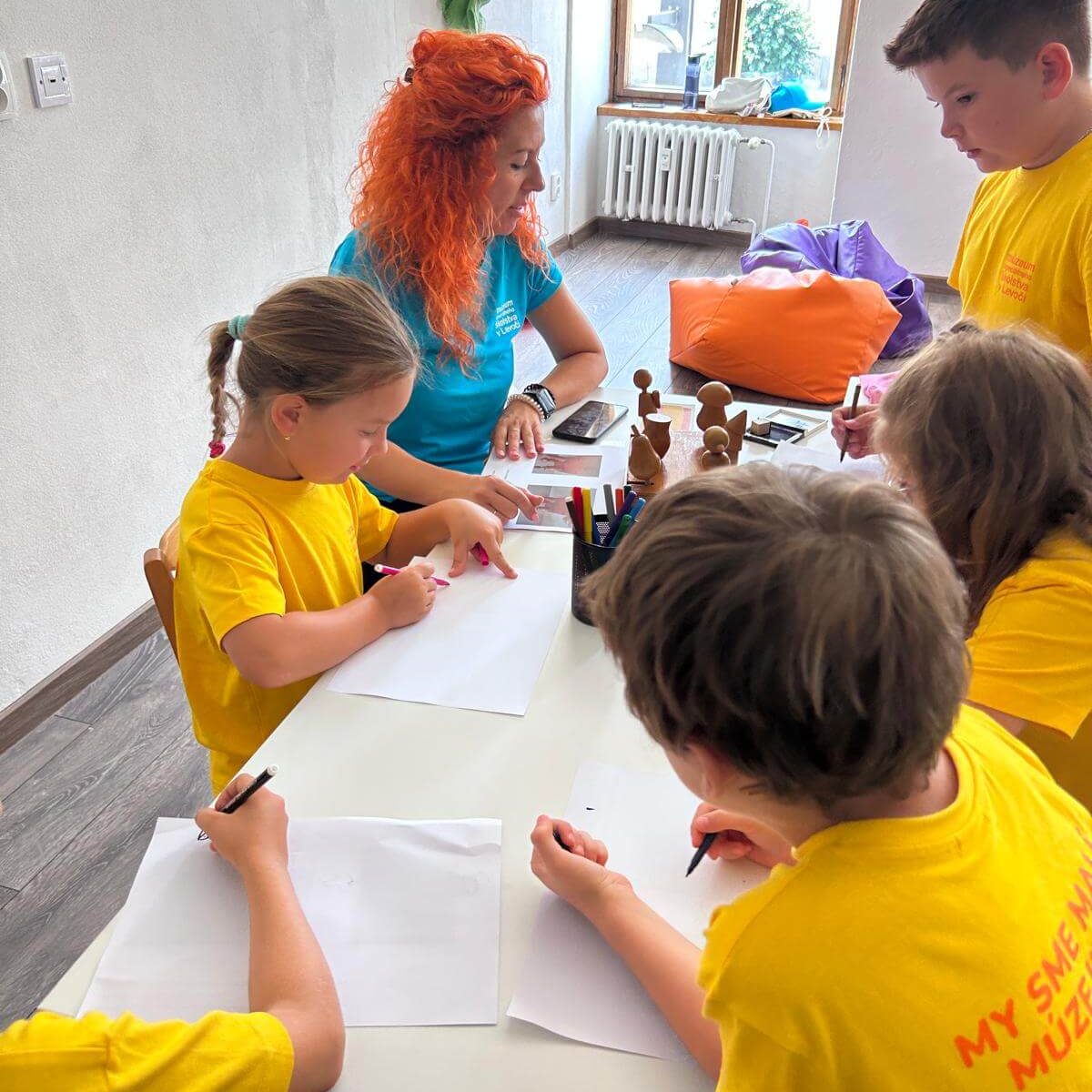 Účastníci projektu My sme malí múzejníci 2025 pri aktivite.
