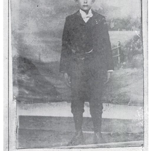 Viliam Gaňo ako 13 ročný.