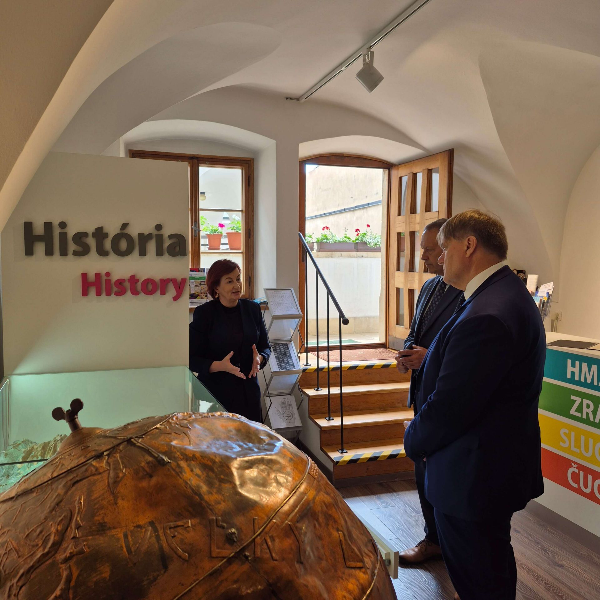 Český veľvyslanec v Múzeu špeciálneho školstva v Levoči.