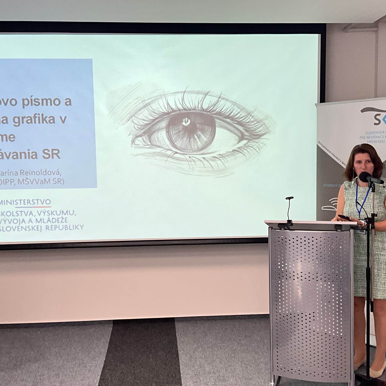 Medzinárodná konferencia „Aktuálne postavenie Braillovho písma v spoločnosti a jeho využitie v budúcnosti“.