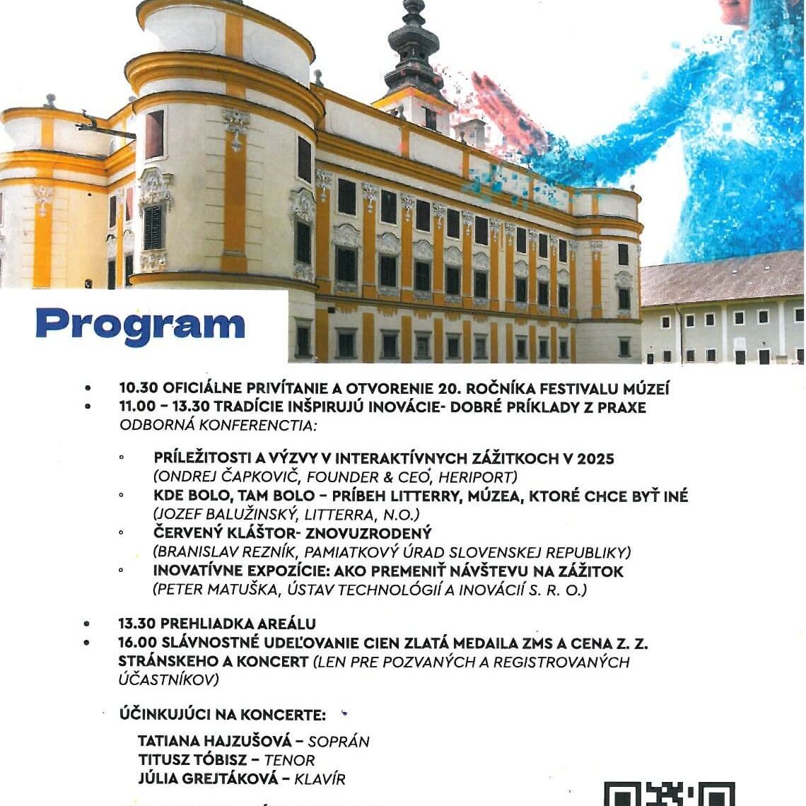 Festival múzeí na Slovensku 2025. Program.
