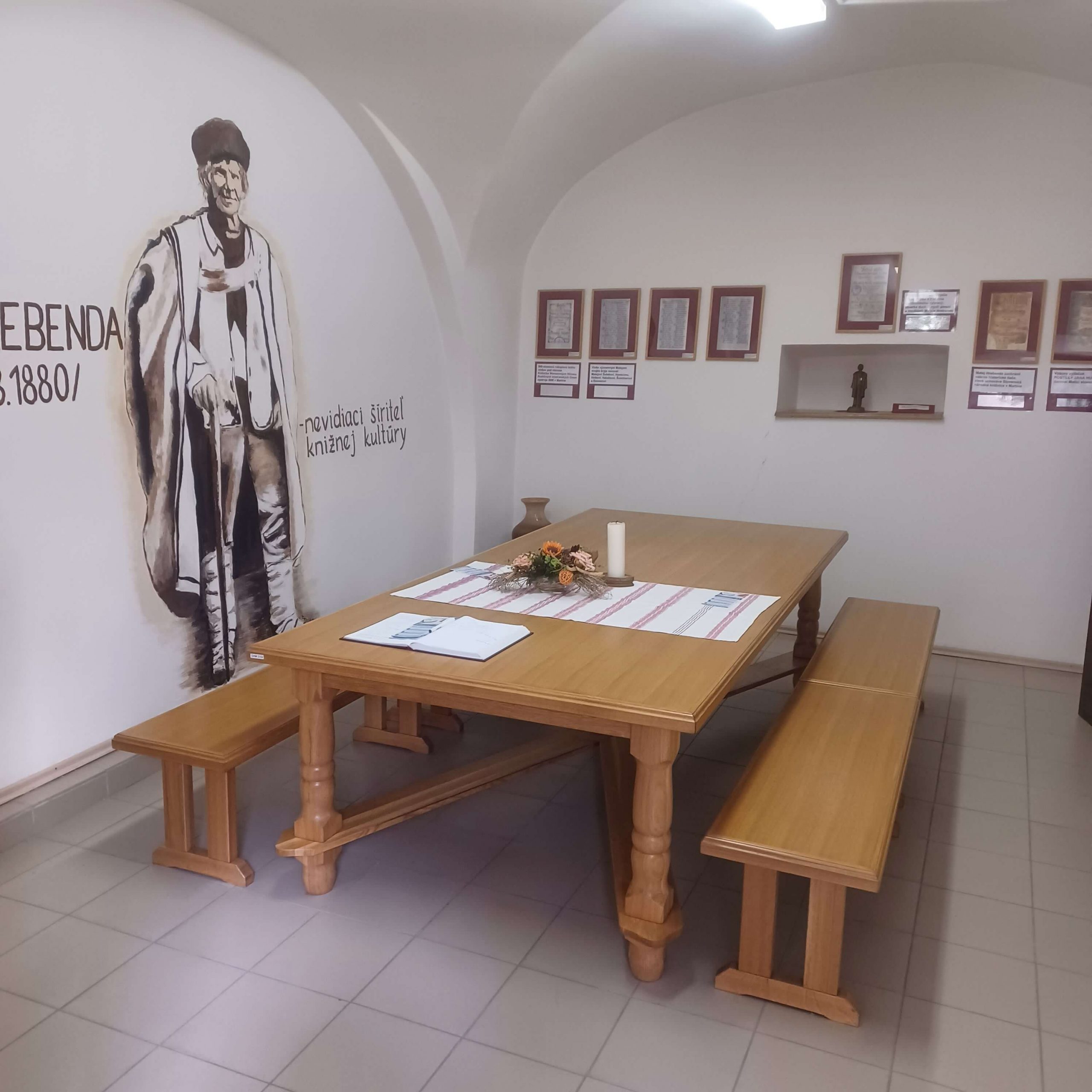 Pamätná izba Mateja Hrebendu v Levoči.