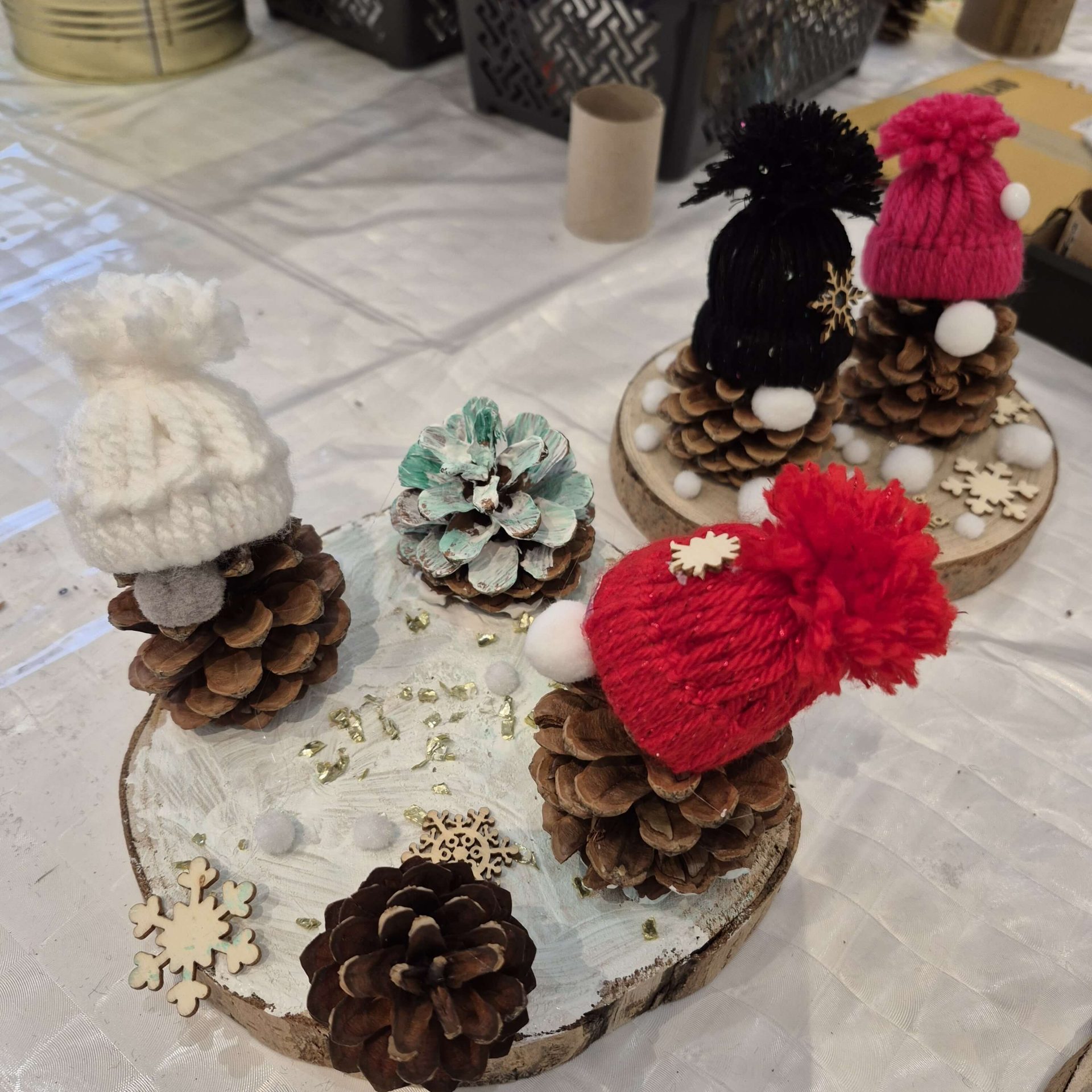 Vianočné tvorenie v rámci Múzejných stried so seniormi.